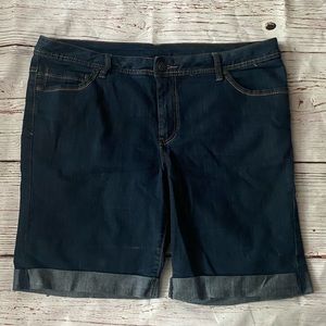 NWOT Denim Bermuda Shorts